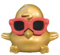 DJ Quack figure gold