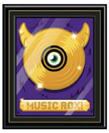 Music Rox Gold Disc