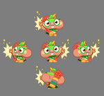 Leamonade egghunt modelsheet Cheeko