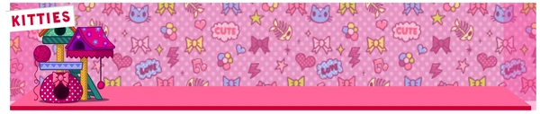 Kitties zoo background full