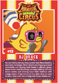 Collector card magnificent moshi circus dj quack