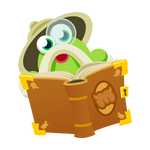 On a promotional piece for Moshi Monsters Help Rebuild Monstro City