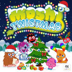 The album cover for the Moshi Twistmas song, old version of the Twistmas poster