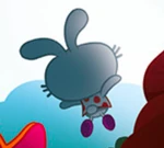 Honey with her tail revealed