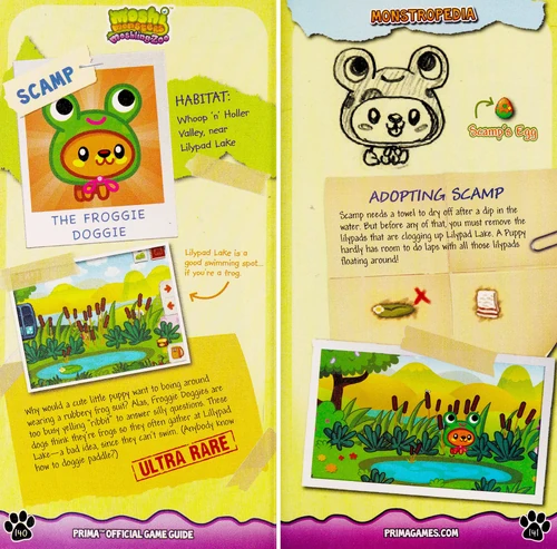 Moshling Zoo Official Game Guide p140-141