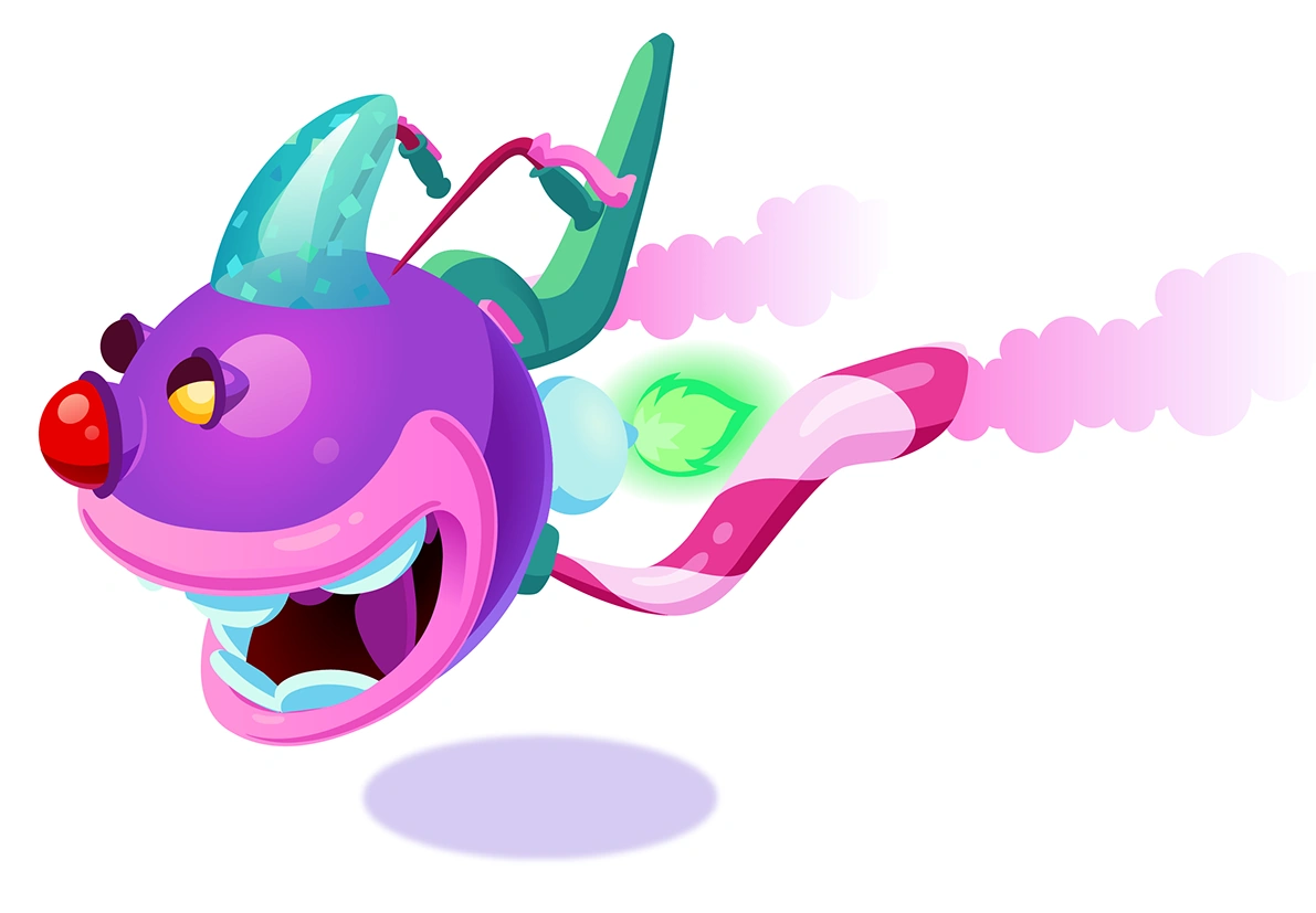 Candy Cane Chomper Chopper | Moshi Monsters Wiki | Fandom