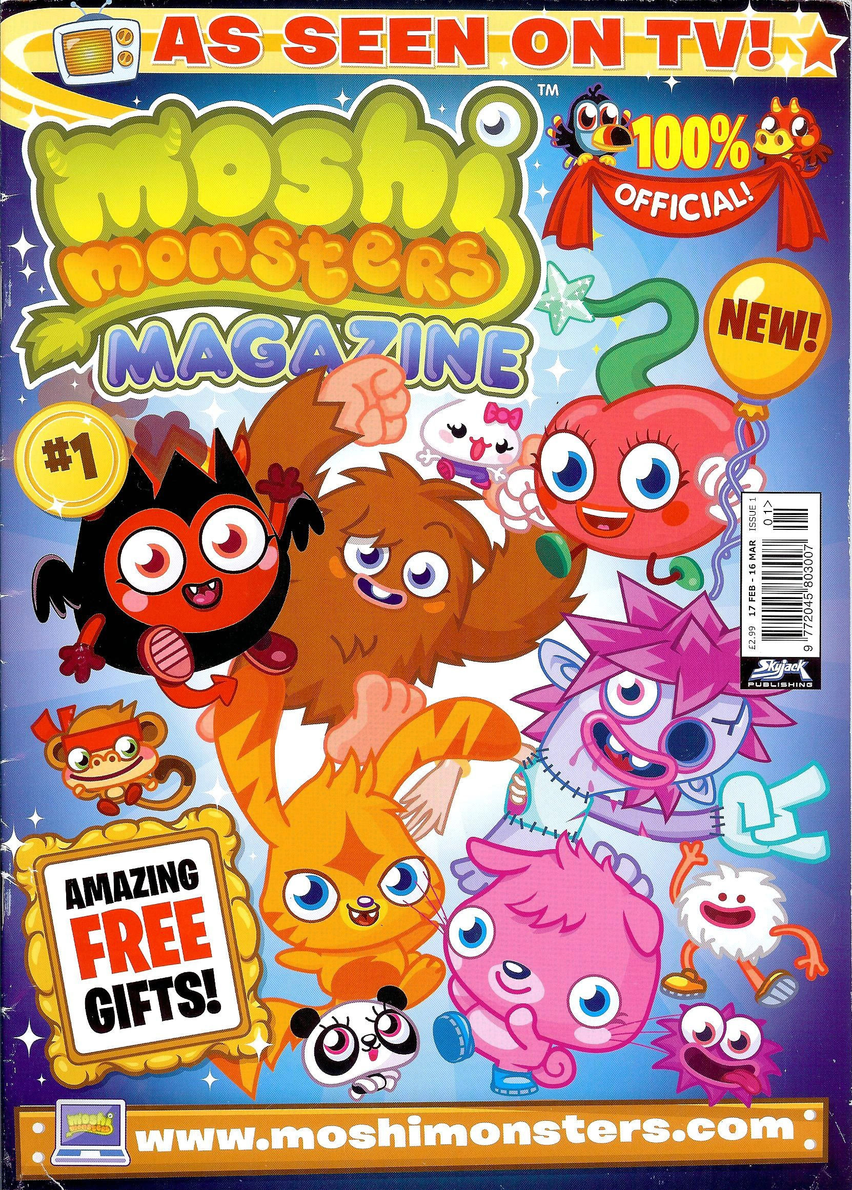 Moshi Monsters Magazine: Issue 1 | Moshi Monsters Wiki | Fandom