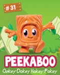 Prototype figure; appears to be an earlier version of Peekaboo's design (note the presence of a mouth).
