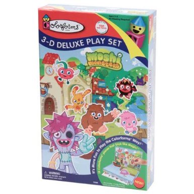 Moshi Monsters Colorforms 3D Deluxe Play Set | Moshi Monsters