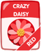Red Crazy Daisy