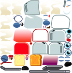 Scorchy's sprite sheet