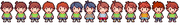 Various Travis sprites