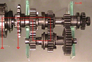 Getriebe zweiter Gang