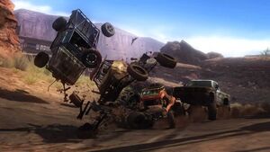 MotorStorm crash