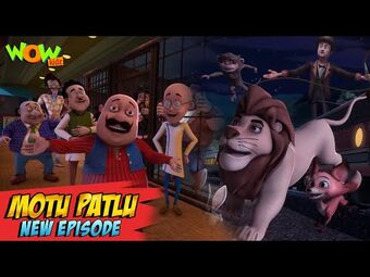 Lion in the Train Motu Patlu Wiki Fandom