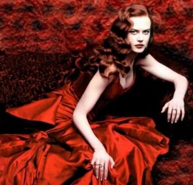 nicole kidman moulin rouge hair