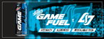 Promotional artwork for Amp Game Fuel Charged (Berry Blast), similarly featuring its 16 oz. can design.