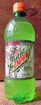 Diet Mountain Dew's dome bottle design during the Honor the Code promotion for Halo Reach.