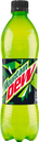 Mountain Dew's Finnish 0.5-Liter bottle design from 2017 onwards.