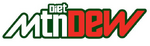 Straightened version of Diet Mountain Dew's prototype logo.