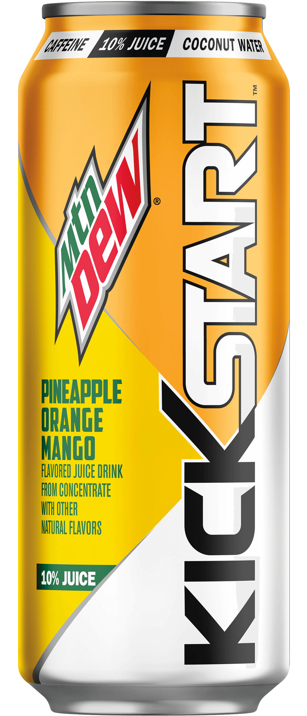 Mtn Dew Kickstart Pineapple Orange Mango 16 Fl Oz 12 Ct Can – by – Pantry  Shop by PepsiCo.