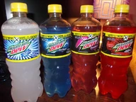 734111 10151618324432652 630172154 n.jpg (119 KB) Photograph of the 4 flavors for DEWmocracy Canada.