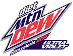 Diet Mtn Dew Ultra Violet's logo.