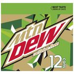 Caffeine-Free Mountain Dew's 6x2 12-pack design from 2017 until its 2022 discontinuation (side).