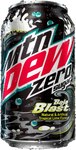 Baja Blast Zero Sugar's 2021 12 oz. can design (wet).