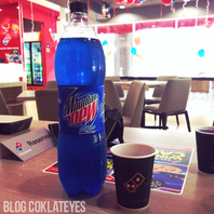 Blue Shock at Domino's Pizza in Malaysia