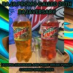 Pre-release bottles of Baja Laguna Lemonade and Baja Point Break Punch (previously known as Paradise Punch).