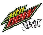 Fan made modern Mountain Dew Pitch Black II logo