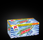 White Out's 8-pack design during DEWmocracy Canada.