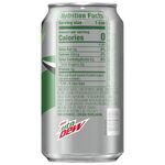 Diet Mountain Dew's current 12 oz. can design (back design 1).