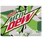 Diet Mountain Dew's 30-pack design from 2017 until 2023 (front).