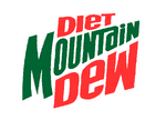 Diet Mountain Dew's logo from 1996 until 1999.