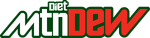 Straightened version of Diet Mountain Dew's prototype logo.
