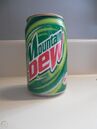 Mountain Dew's Arabian can design from 1999 until 2005 (English side).