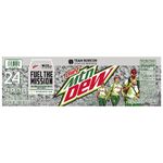 Diet Mountain Dew's 24-pack design during the Team Rubicon promotion (top).