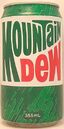 Mountain Dew's contemporary Canadian can design.