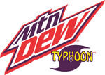 Mtn Dew Typhoon's logo.