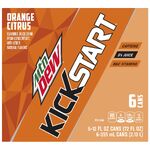 Kickstart (Orange Citrus)'s current 6-pack design (front).