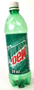 Mountain Dew's 24 oz. bottle design from 1996 until 1999.