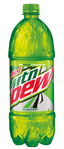 The Diet Mountain Dew 1 liter dome bottle design during the Dew Nation Rewards promotion.