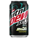 Baja Blast Zero Sugar's 2020 12 oz. can design.