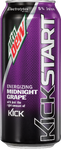 Alternate render of Kickstart (Energizing Midnight Grape)'s 16 oz. can design from 2016 until 2019.