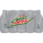 Previous design for a 15-pack of 12 oz. Diet Mountain Dew bottles.