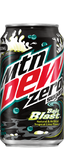 Baja Blast Zero Sugar's 2021 12 oz. can design.