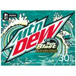 Baja Blast's 30-pack design from 2021 to 2023 (front).