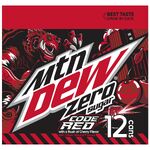 Code Red Zero Sugar's 6x2 12-pack design (side).